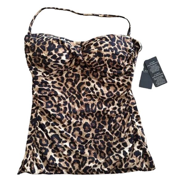 Lauren Ralph Lauren Women's Tankini Animal-Print Leopard 4 - Picture 4 of 7